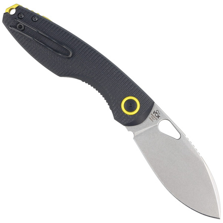 Nóż składany FOX Chilin Black G10, Stonewashed N690Co by Jesper Voxnæs (FX-530 G10B)