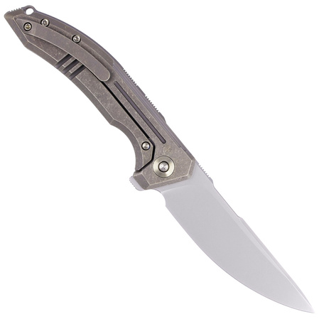 Nóż WE Knife Quixotic Bronze Titanium, Silver Bead Blasted CPM 20CV (WE21016-5)