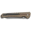 Tecnocut TCN6530K2-SSW Knife - Brown G10, Stonewashed 440