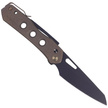 Nóż składany WE Knife Vision R Bronze Titanium, Black Stonewashed CPM 20CV by Snecx Tan (WE21031-4)