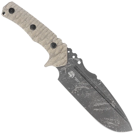 Nóż Fox URO OD Green Canvas Micarta, Acid Washed Niolox by Wander Tactical (FX-623 ODA)