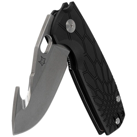 Fox Core Hunter Knife Black FRN, Stonewashed Becut by Jesper Voxnæs (FX-624 B)