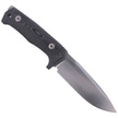 LionSteel Tactical Knife Black Micarta, Satin Niolox by Molletta (T5 MI)