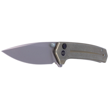 Nóż WE Knife Culex Green Titanium, Silver Bead Blasted CPM 20CV (WE21026B-5)