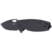 Kubey Knife Tityus, Black G10, Dark Stonewashed D2 (KU322C)