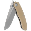 Remette Wild Species GC103-C Knife Brown G10, Fine Hand Grinding 14C28N