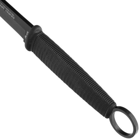 K25 Botero Tanto Black Rubber, Black Titanium 7Cr17Mov (31891)