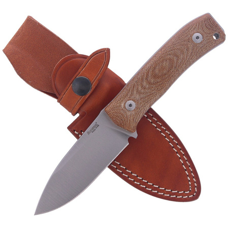 Nóż LionSteel Bushcraft Natural Canvas, Satin Blade (M4 CVN)