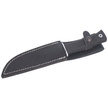 Muela knife ELK-14G Black Rubber, Satin X50CrMoV15