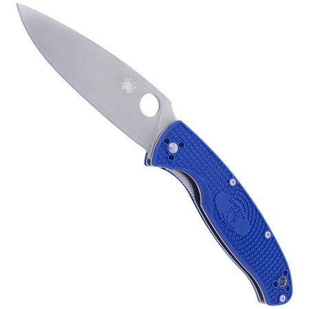 Nóż składany Spyderco Resilience Lightweight Blue CPM S35VN Plain (C142PBL)