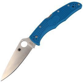 Nóż Spyderco Endura 4 FRN Blue Flat Ground Plain (C10FPBL)