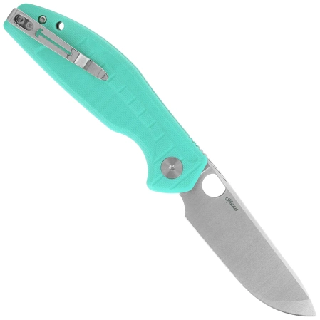 Nóż składany Bestechman Angry Owl Aqua G10, Satin/Stonewashed D2 by Keanu Alfaro (BMK12B-1)