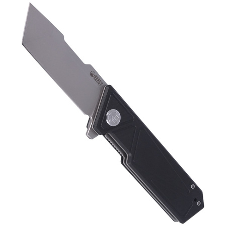 Kubey Knife Avenger Outdoor Black G10, Bead Blasted D2 (KU104A)