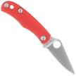 Spyderco Bug Knife Red G10, Satin 12C27 (C133GRDP)
