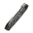 WeKnife Brr15 Gray Titanium/Aluminum Foil Carbon Fiber, Stonewashed M390 by Rafal Brzeski (WE24007-2)