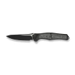 WeKnife 702XI LE No 087/150 Black Integral Titanium/Aluminum Foil Carbon Fiber, Black Stonewashed M390 (WE07B-2)