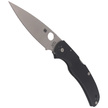 Spyderco Native Chief G10 Black, Satin Plain CPM S30V by Sal, Eric Glesser (C244GP)