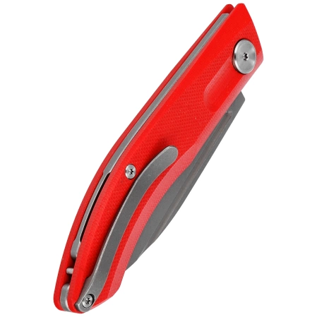 Nóż składany Real Steel Stella Red G10, Greywash VG-10 by Poltergeist Works (7053)