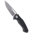 Nóż składany Kubey Dugu Black G10, Sand Blasted 14C28N (KU210E)