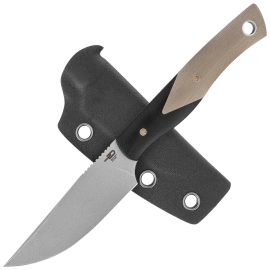 Nóż Bestech Heidi Blacksmith #1 Black / Beige G10, Satin D2 by Heidi (BFK01B)