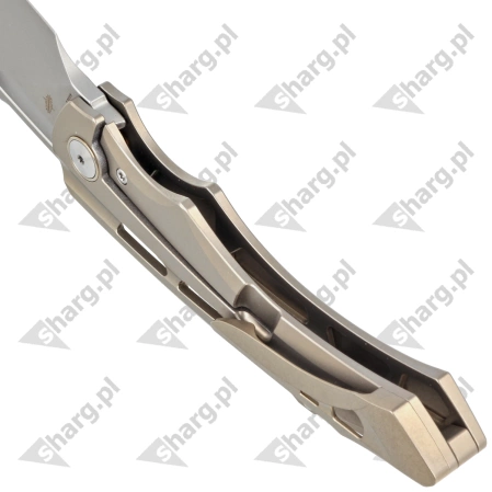 Nóż składany Bestech Fairchild Bronze Titanium, Bead Blast Stonewashed CPM S35VN by Kombou (BT2202A)