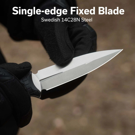 Civivi Perfrico Knife Black G10, Satin 14C28N (C23026-1)