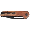Nóż składany Sencut Mims Guibourtia Wood, Black Stonewashed 9Cr18MoVS (S21013-4)