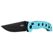 Nóż składany Kubey Hound Light Blue G10, Blackwashed 14C28N by Maksim Tkachuk (KU172D)