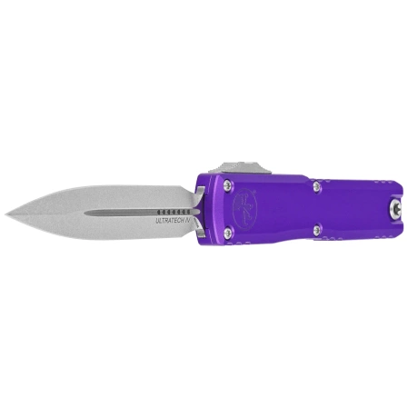 Microtech Ultratech Gen IV D/E OTF Knife Purple Aluminum, Stonewashed M390MK by Tony Marfione (11224-10PU)