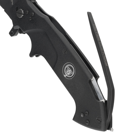 Nóż składany Extrema Ratio Glauca B1 Black Aluminium, Black MIL-C N690 (04.1000.0139/BLK)