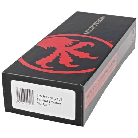 Nóż automatyczny Microtech Brachial Auto Black Aluminium, Black M390 by Bastinelli and Tony Marfione (268A-1T)