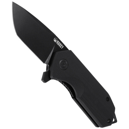 Nóż Kubey Knife Campe, Black G10, Dark Stonewashed D2 (KU203J)