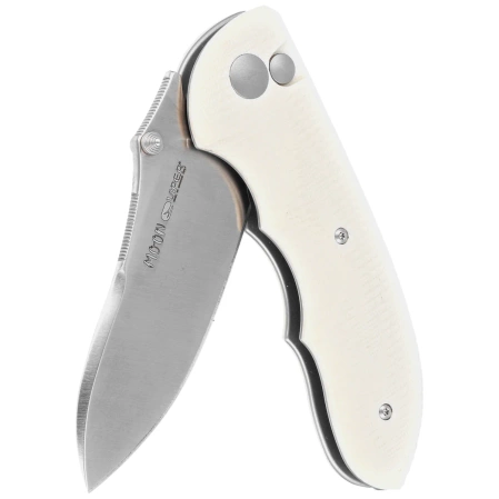 Viper Moon Ivory G10, Satin MagnaCut by Fabrizio Silvestrelli Knife (V6008GI)