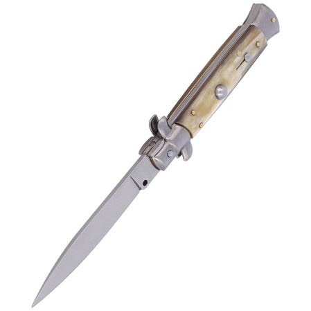 Frank Beltrame Stiletto Honey Horn 23cm switchblade (FB 23/48)