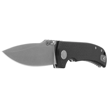 Spartan Blades Astor Knife Black G10/Carbon Fiber, Tumbled CPM 154CM by Les George (SFBL8CF)