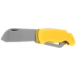 MAC Coltellerie Boat 2 Sailing Knife Yellow PP/TPE, Satin W 1.4034 (MC BOT2.Y)