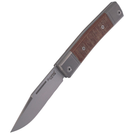 Nóż LionSteel bestMAN Natural Micarta, Clip Blade (BM1 CVN)