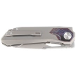Remette RT-Peregrine Falcon Knife Gray/Thunder Lightning Titanium, Hand Fine Grinding Pearlescent M390 (RTT1-G)