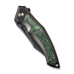 WE Knife Orpheus LE No ???/155 Bronze / Black Titanium / Jungle Wear Fat Carbon Fiber, Black Stonewashed CPM 20CV (WE23009-1)