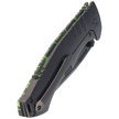Bestech Keen II Black-Green G10/Titanium, Black Stonewashed CPM S35VN by Koens Craft knife (BT2301E)
