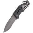 Nóż ratowniczy BlackFox G10 Black Rescue Folder (BF-115)