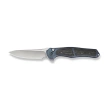 WeKnife 702XI LE No 147/150 Blue Integral Titanium/Shredded Carbon Fiber, Satin M390 (WE07B-1)