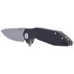 Nóż składany Kubey Nova Black G10, Bead Blasted D2 (KU117A)