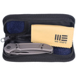 WE Knife Minax Gray Titanium, Gray Stonewashed CPM 20CV by Ferrum Forge (2007B)