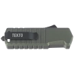 Tekto A2 Badger Mini T/E OTF Knife OD Green Aluminum, Black D2