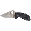 Spyderco Delica 4 FRN Black Flat Ground Plain knife (C11FPBK)