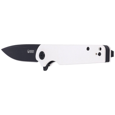 Nóż Kubey Knife Wolverine, Ivory G10, Dark Stonewashed D2 (KU233G)