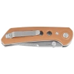 Reate PL-XT Tan G10, Stonewashed Nitro-V Knife