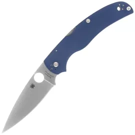 Spyderco Native Chief Cobalt Blue G10, Satin CPM SPY27 by Sal, Eric Glesser Knife (C244GPCBL)