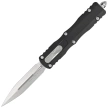 Microtech Dirac Delta D/E OTF Knife Black Aluminum, Stonewashed by Tony Marfione (227-10)